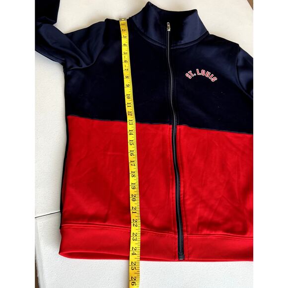 St. Louis Cardinals PINK Victoria's Secret Jacket Sweater Women Medium Baseball - Picture 4 of 11